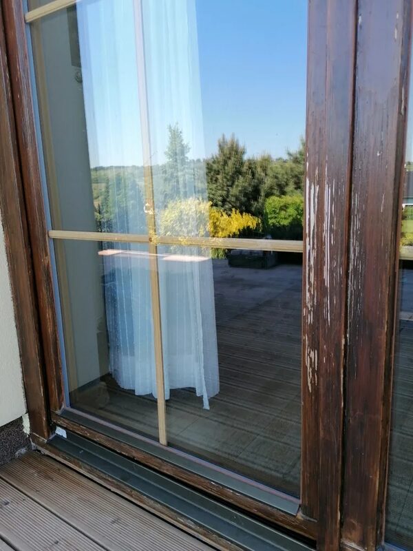 Balkonové dveře z eurooken po renovaci